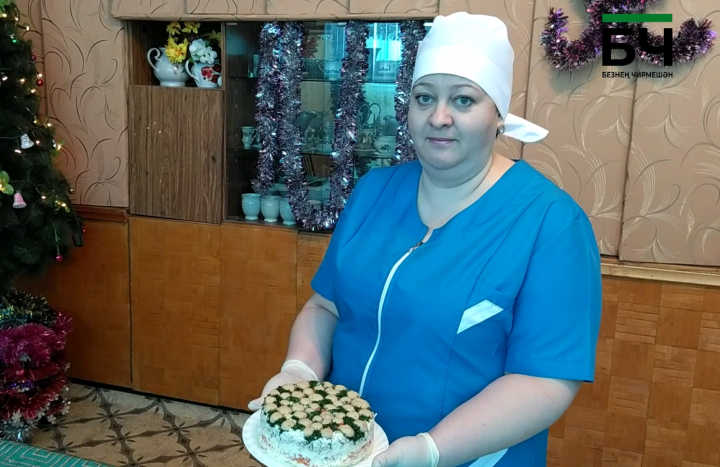 Рецепт салата на праздничный стол от черемшанского повара Лилии Матвеевой