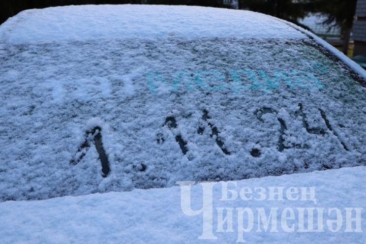 В Черемшане выпал первый снег