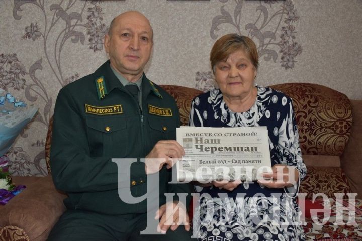 Черемшанские лесоводы подарили своим ветеранам районную газету