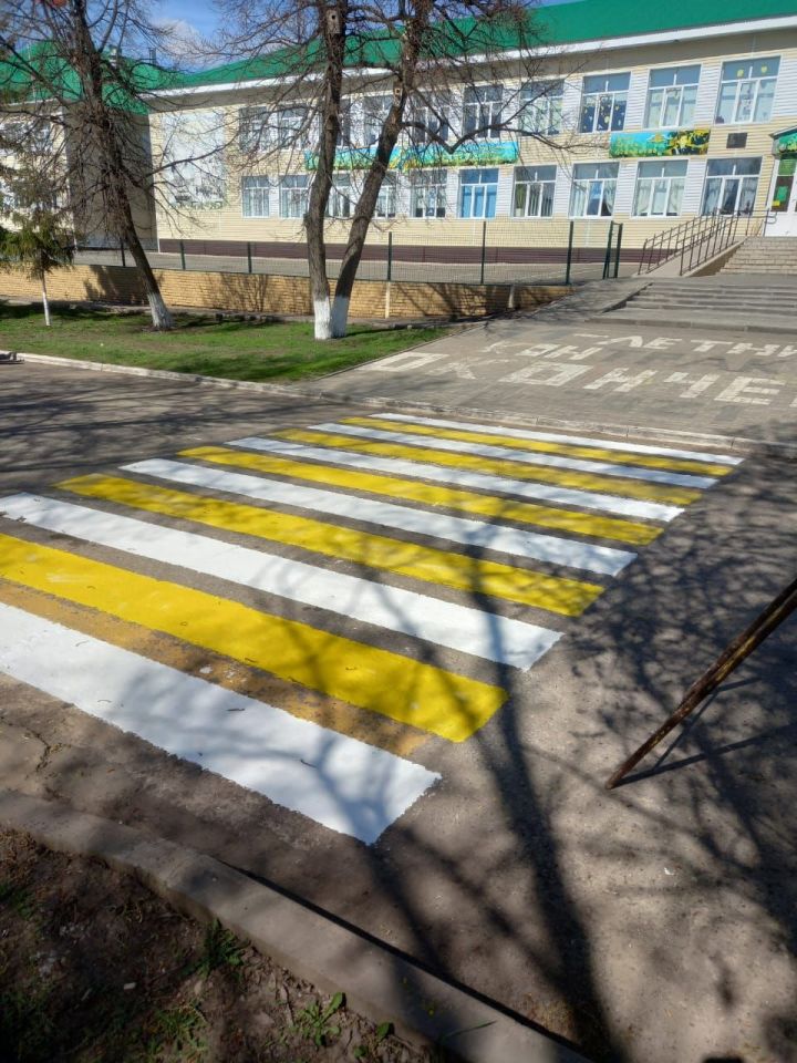 Черемшанские пешеходные переходы стали ярче