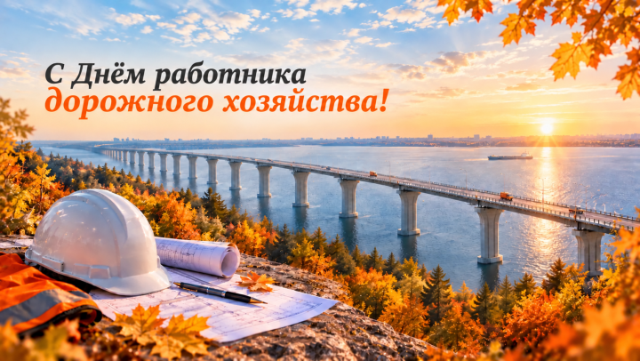 18 октября поздравляем с праздником работников дорожного хозяйства