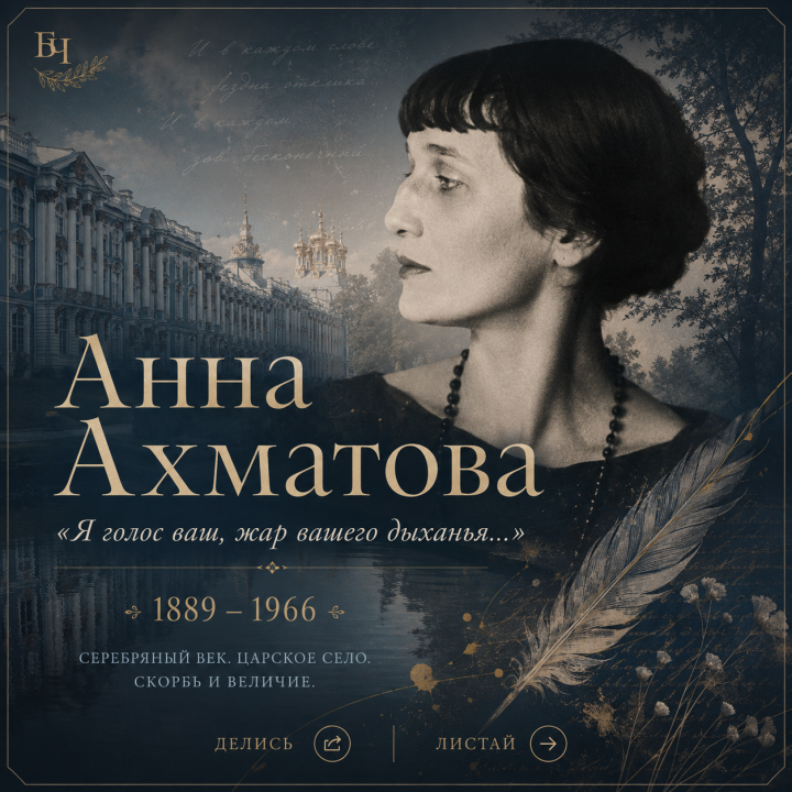 Русская и советская поэтесса, переводчица и литературовед - Анна Андреевна Ахматова (карточки)