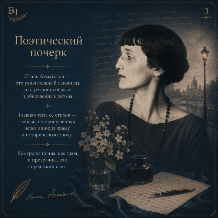 Русская и советская поэтесса, переводчица и литературовед - Анна Андреевна Ахматова (карточки)