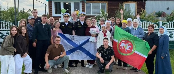 В село Верхняя Каменка вернулись солдаты