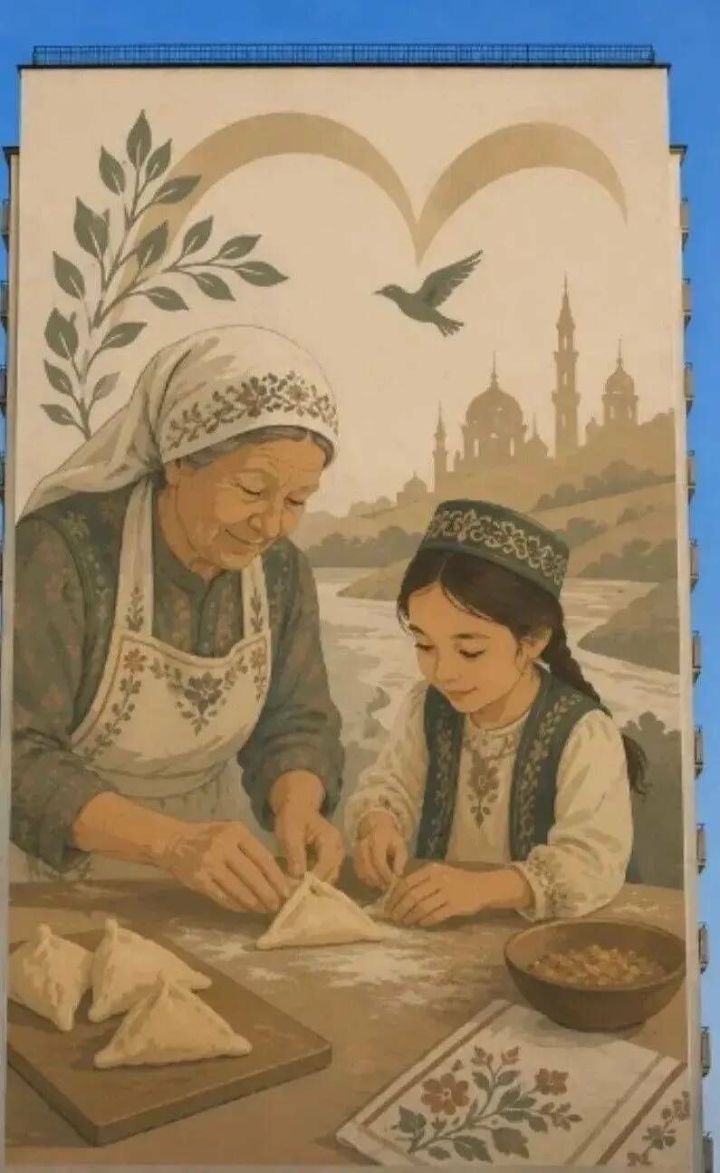 Семейное тепло на фасаде: в Челнах появится мурал от Александра Попова