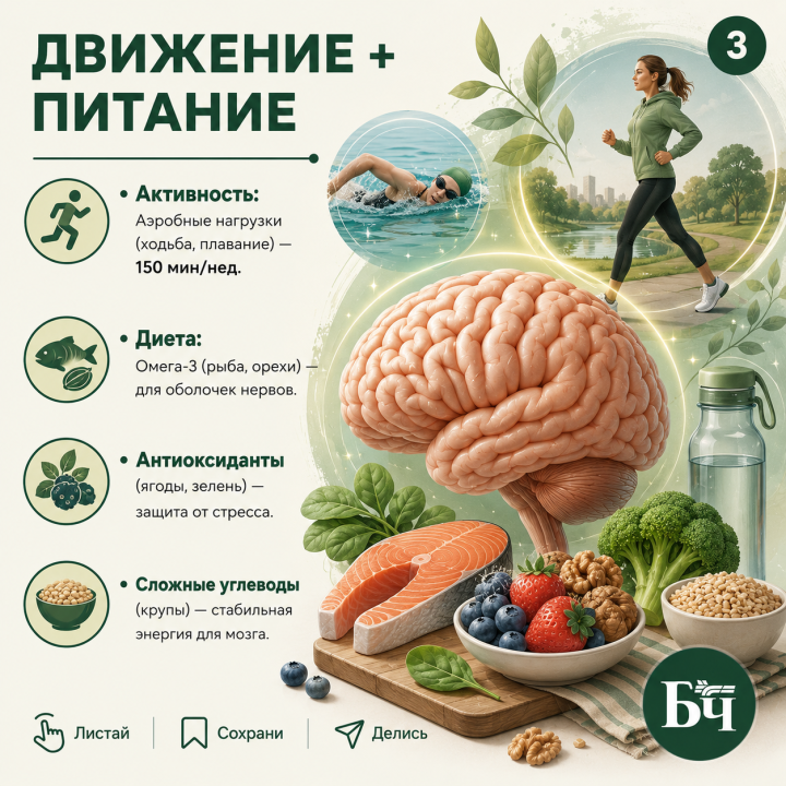 Твой мозг — это не просто «думалка». Это твой личный супергерой! (карточки)