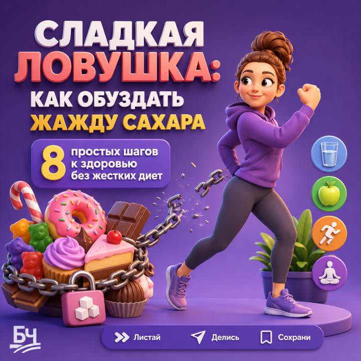 Сладкая ловушка: 8 шагов, чтобы взять аппетит под контроль
