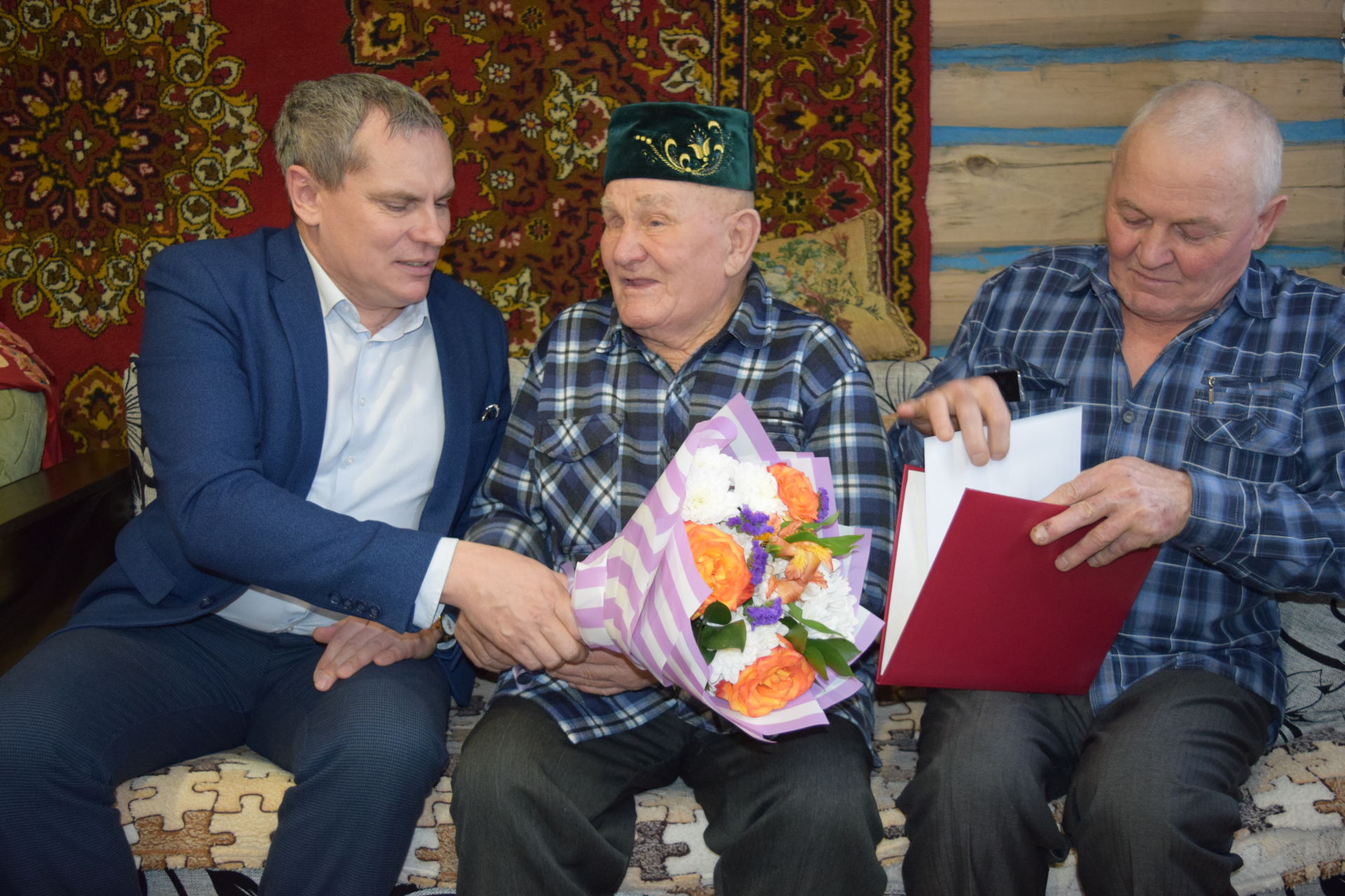 Ветеран из Верхней Каменки Черемшанского района и Путину пожелал долголетия