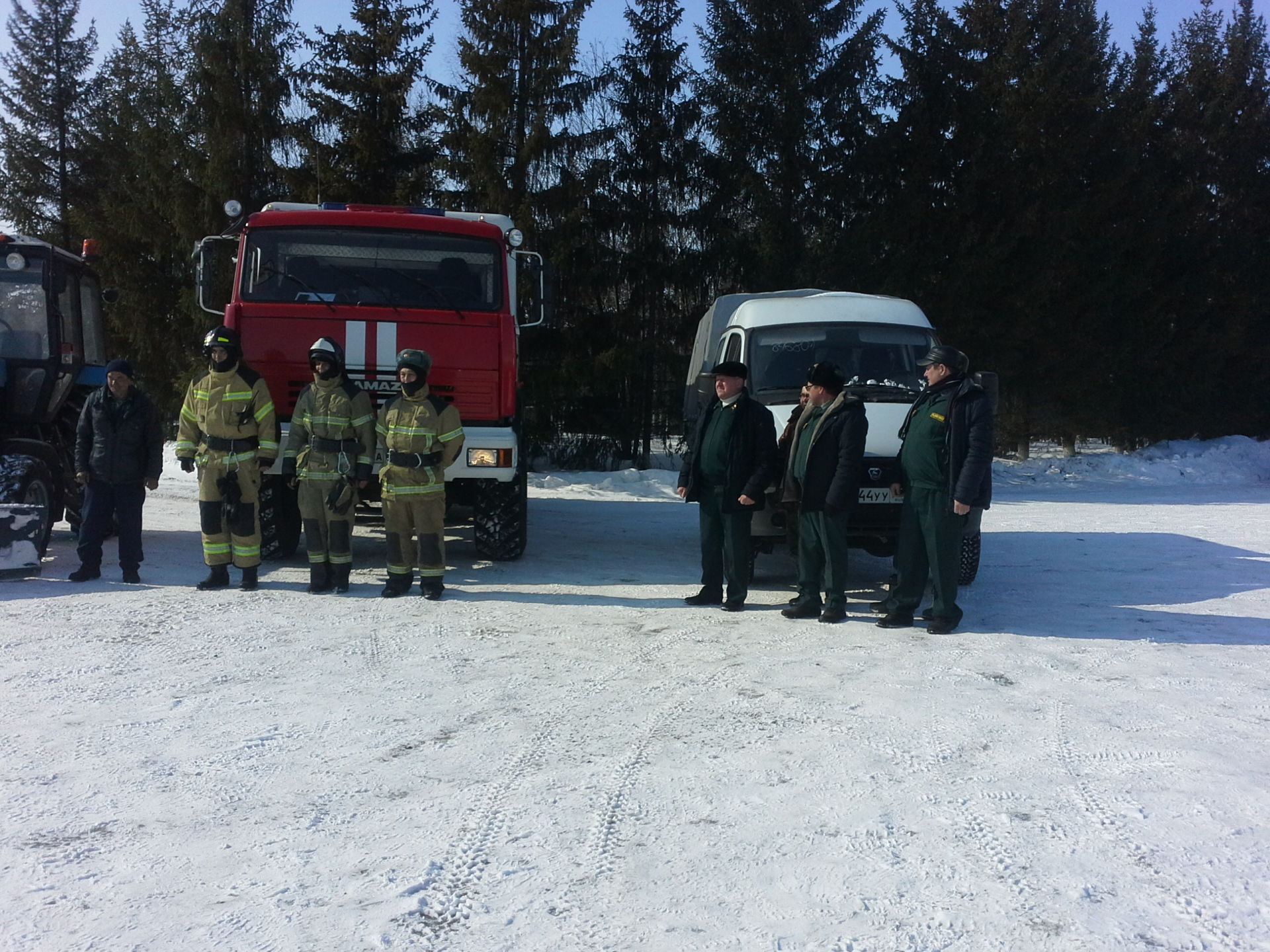 Чирмешәндә төрле хезмәтләрнең бәла-казаларга әзерлеге сыналды