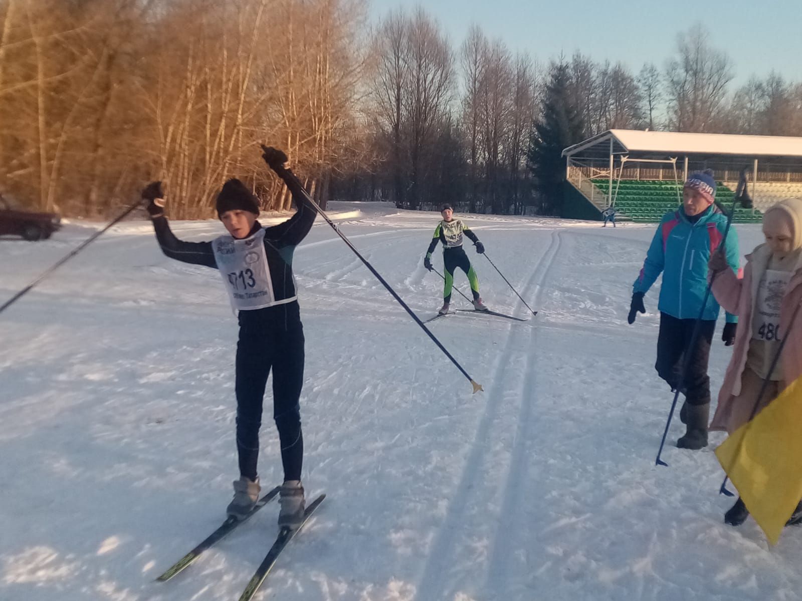 В Черемшане прошли лыжные соревнования