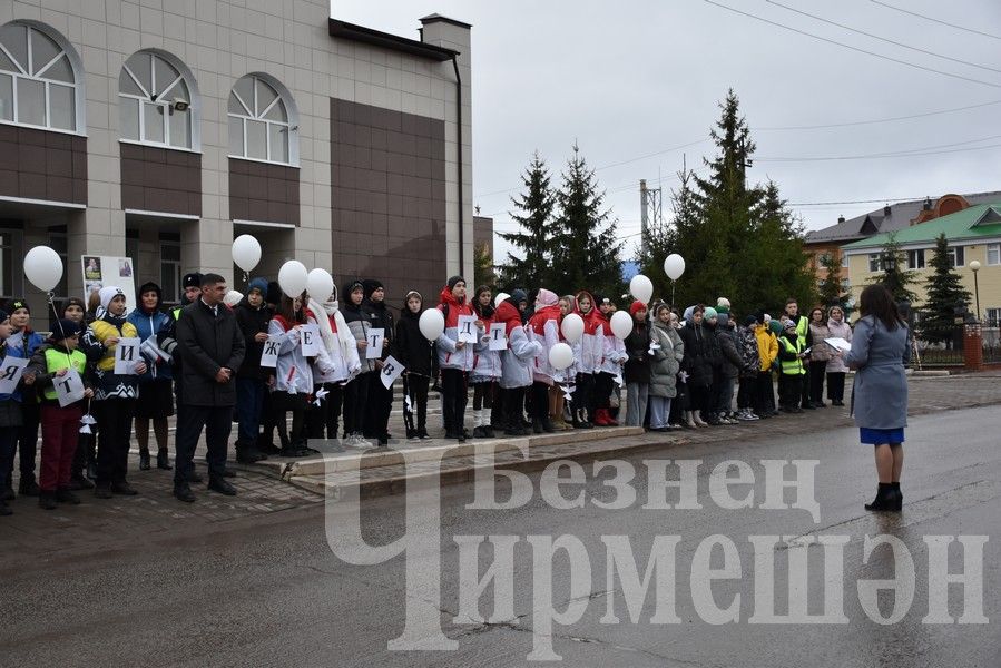 В Черемшане прошла акция, посвященная дню памяти жертв ДТП