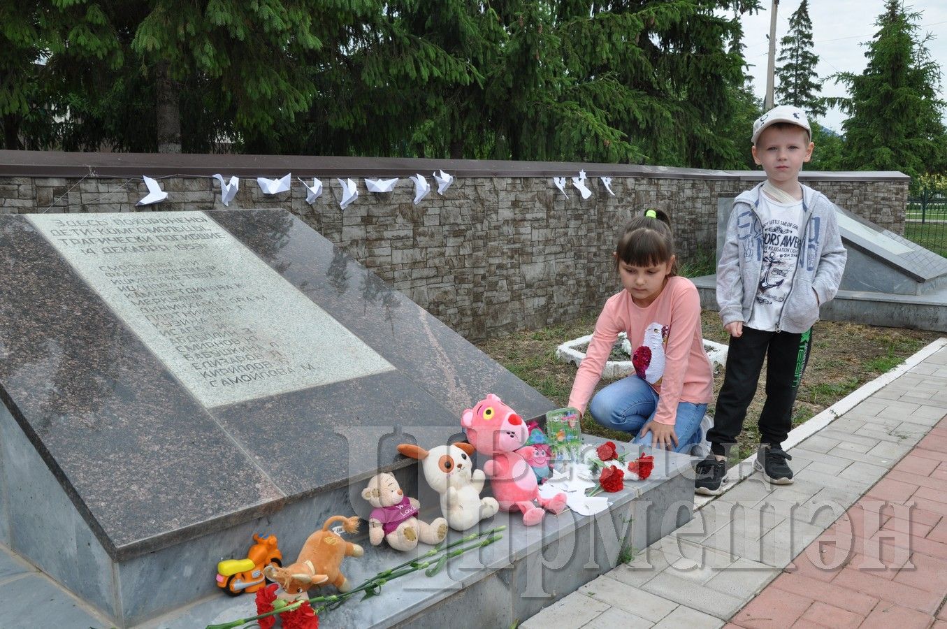 В Черемшане почтили память детей - жертв войны в Донбассе