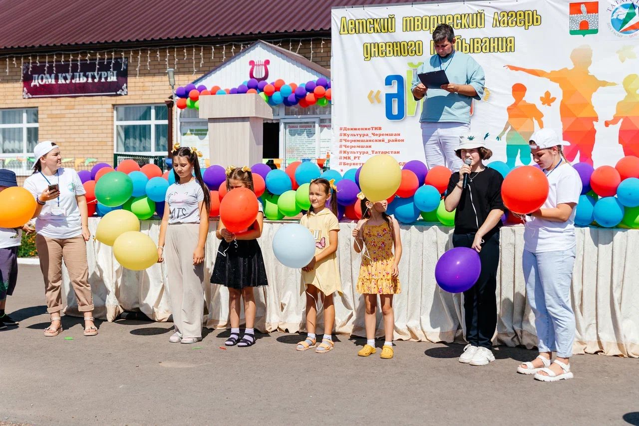 В беркетключевском СДК работает детский лагерь