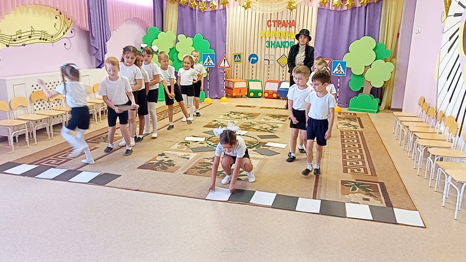 В черемшанском детском саду «Ландыш» дети знают правила дорожного движения
