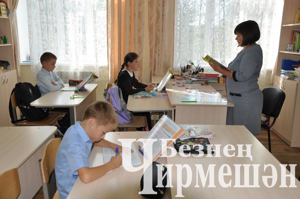 Сосновские дети учатся в современной школе