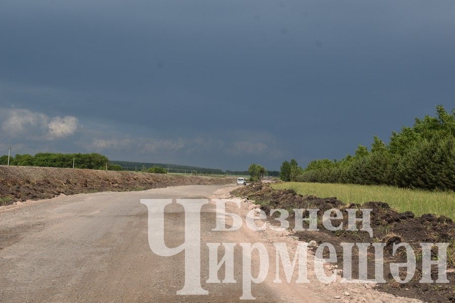 Возле села Старое Ильмово делают кольцевую дорогу