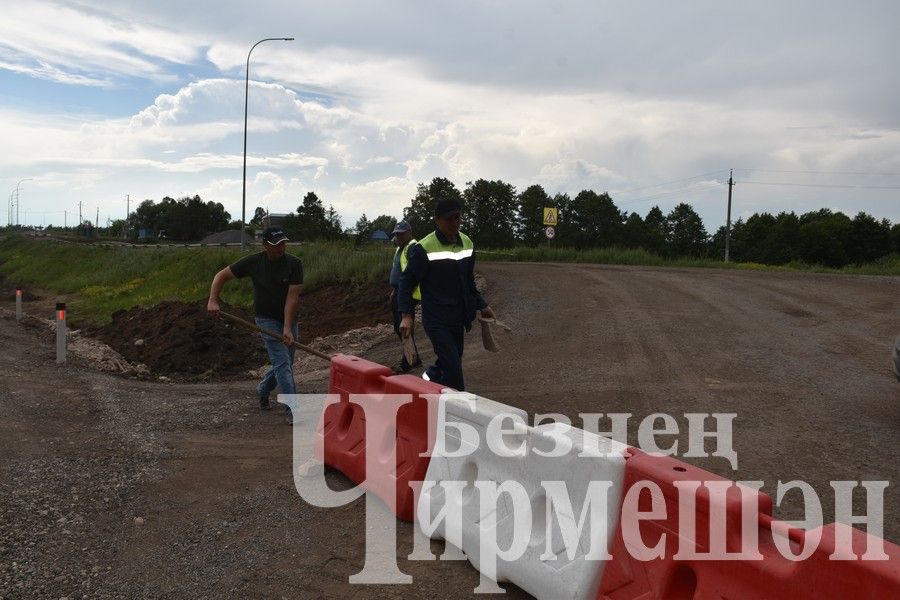 Возле села Старое Ильмово делают кольцевую дорогу