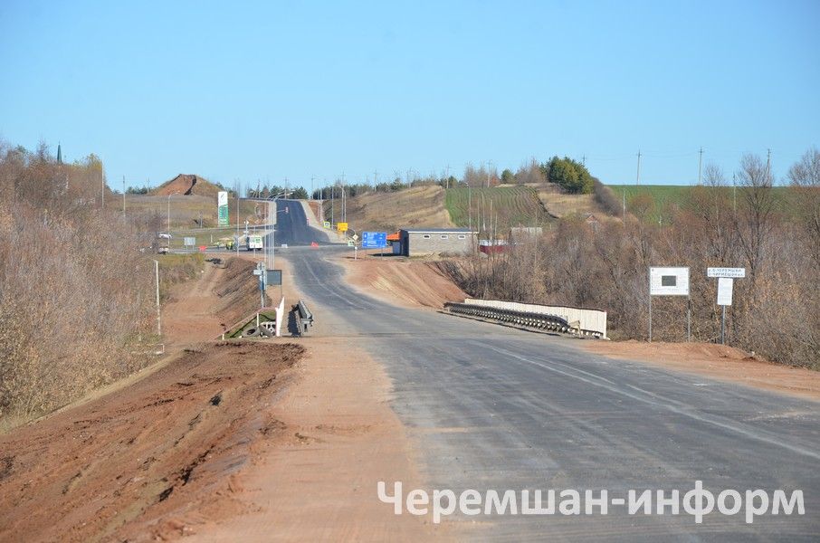 Чирмешәнне әйләнеп узу юлының икенче өлешенә бер кат асфальт түшәделәр