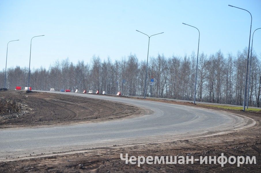 Чирмешәнне әйләнеп узу юлының икенче өлешенә бер кат асфальт түшәделәр