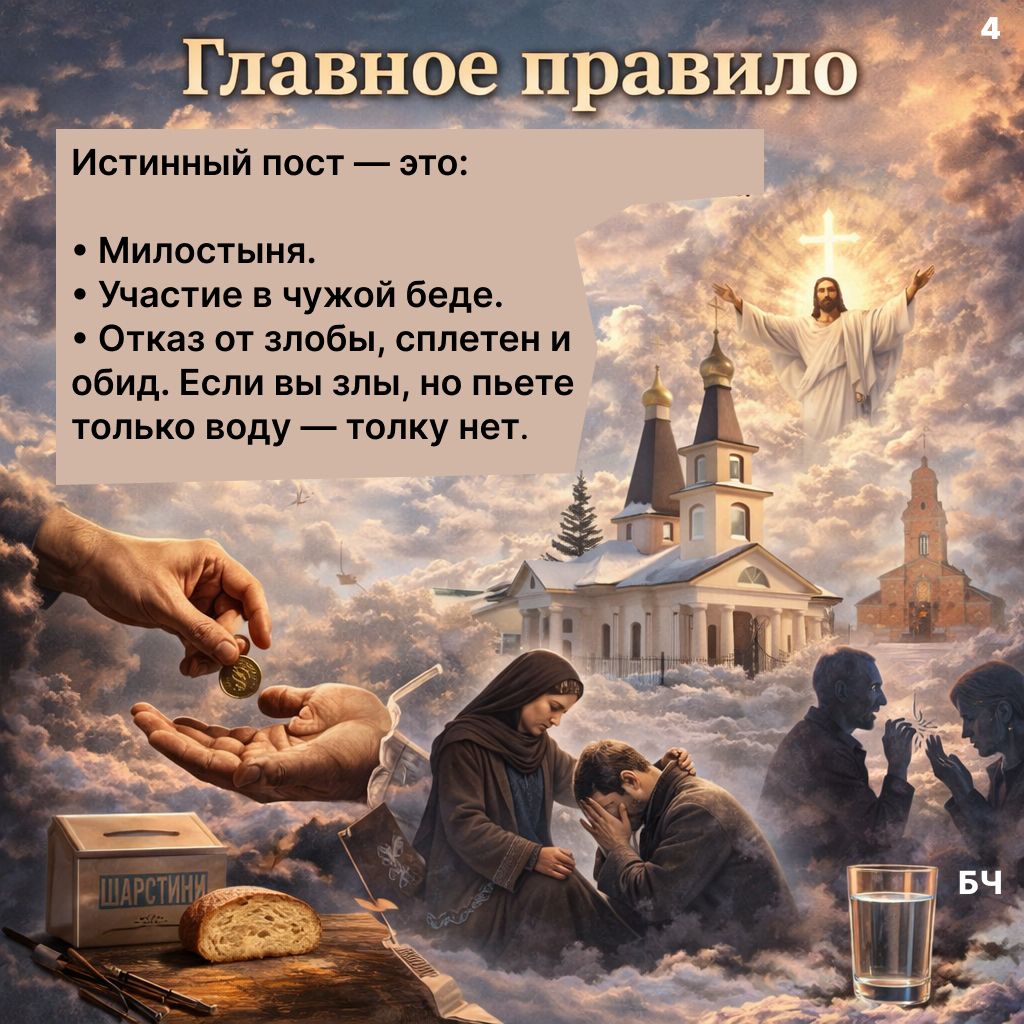 7 недель духовного пути: всё, что нужно знать о Великом посте (карточки)