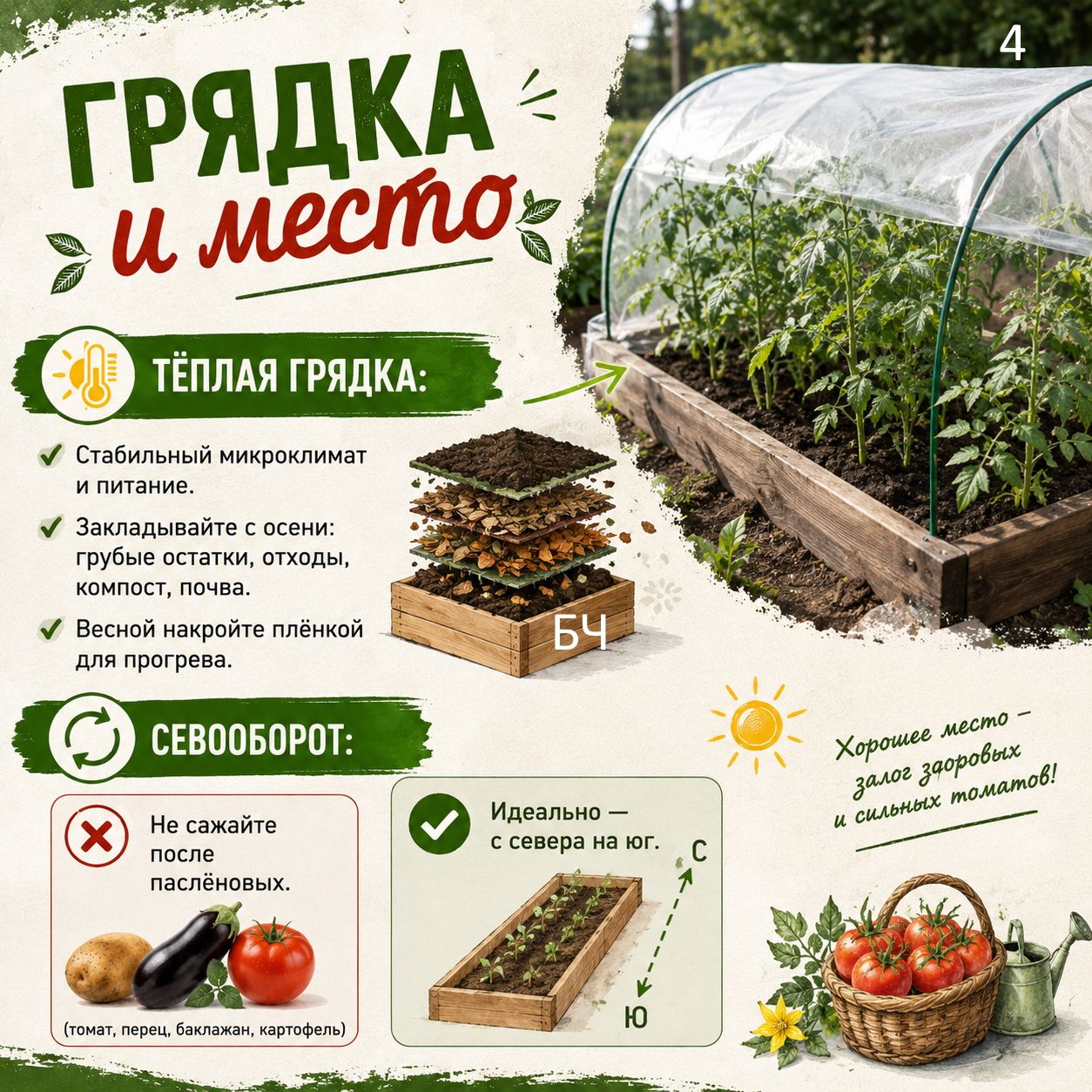 Секреты выращивания томатов в открытом грунте