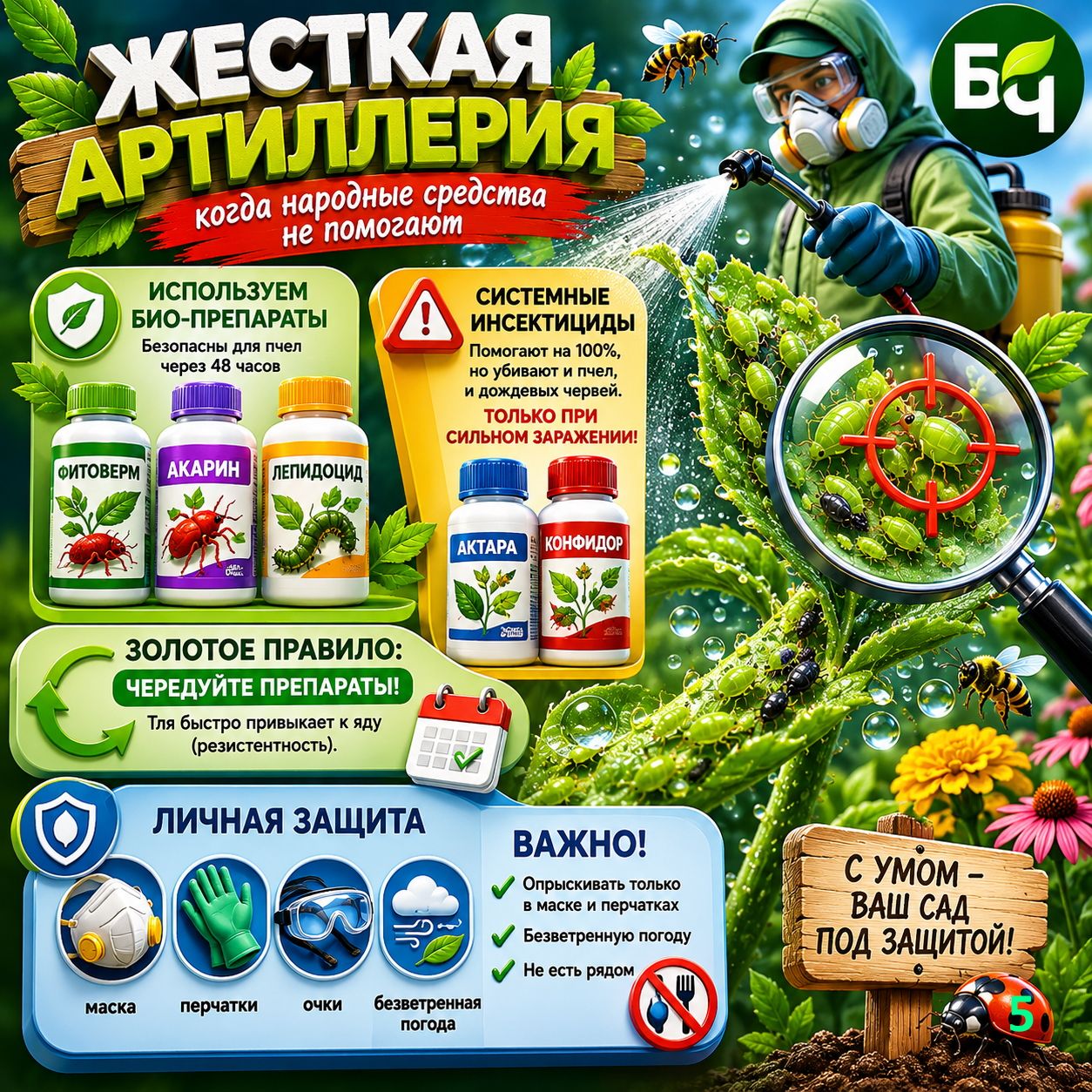 Почему тля опасна? (карточки)
