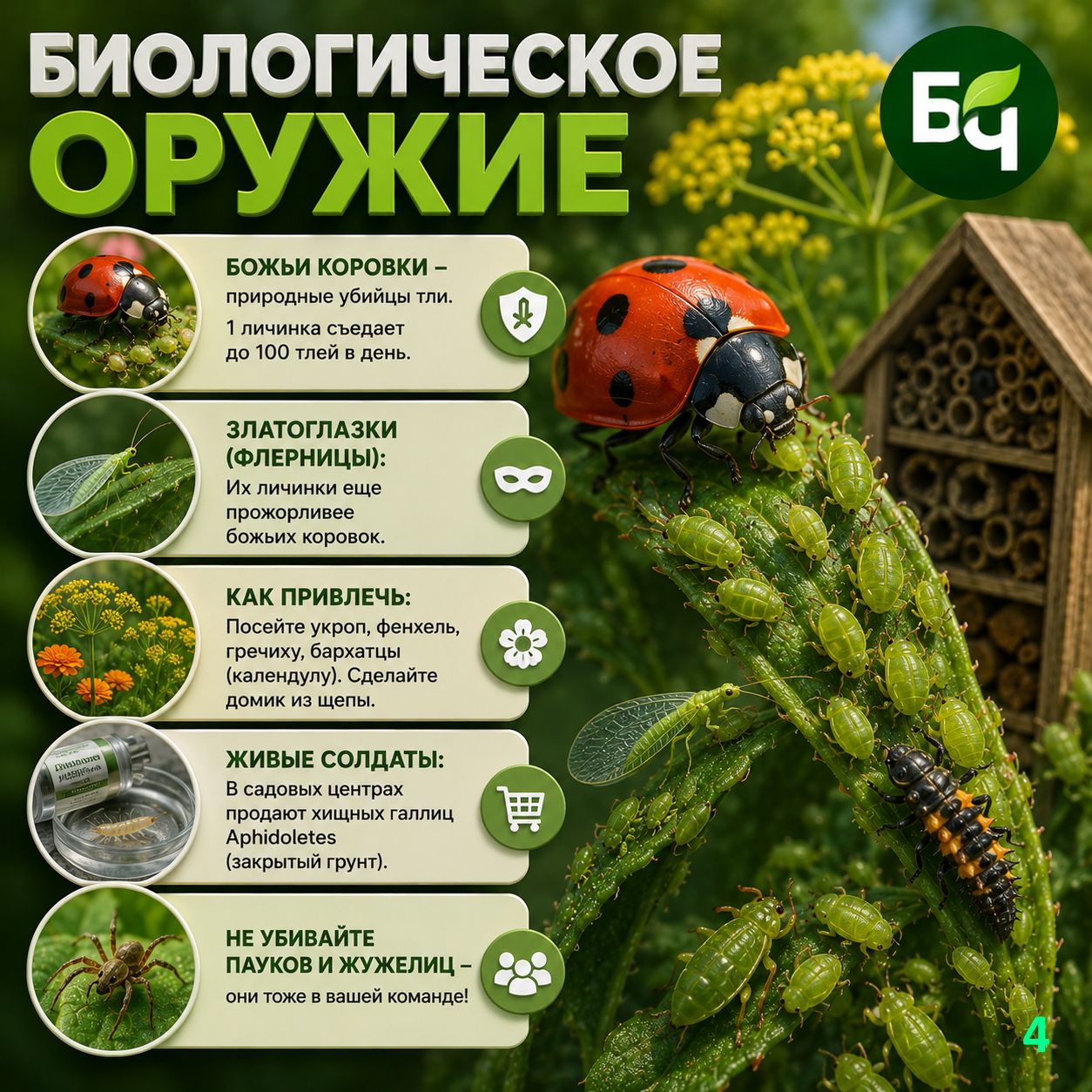 Почему тля опасна? (карточки)