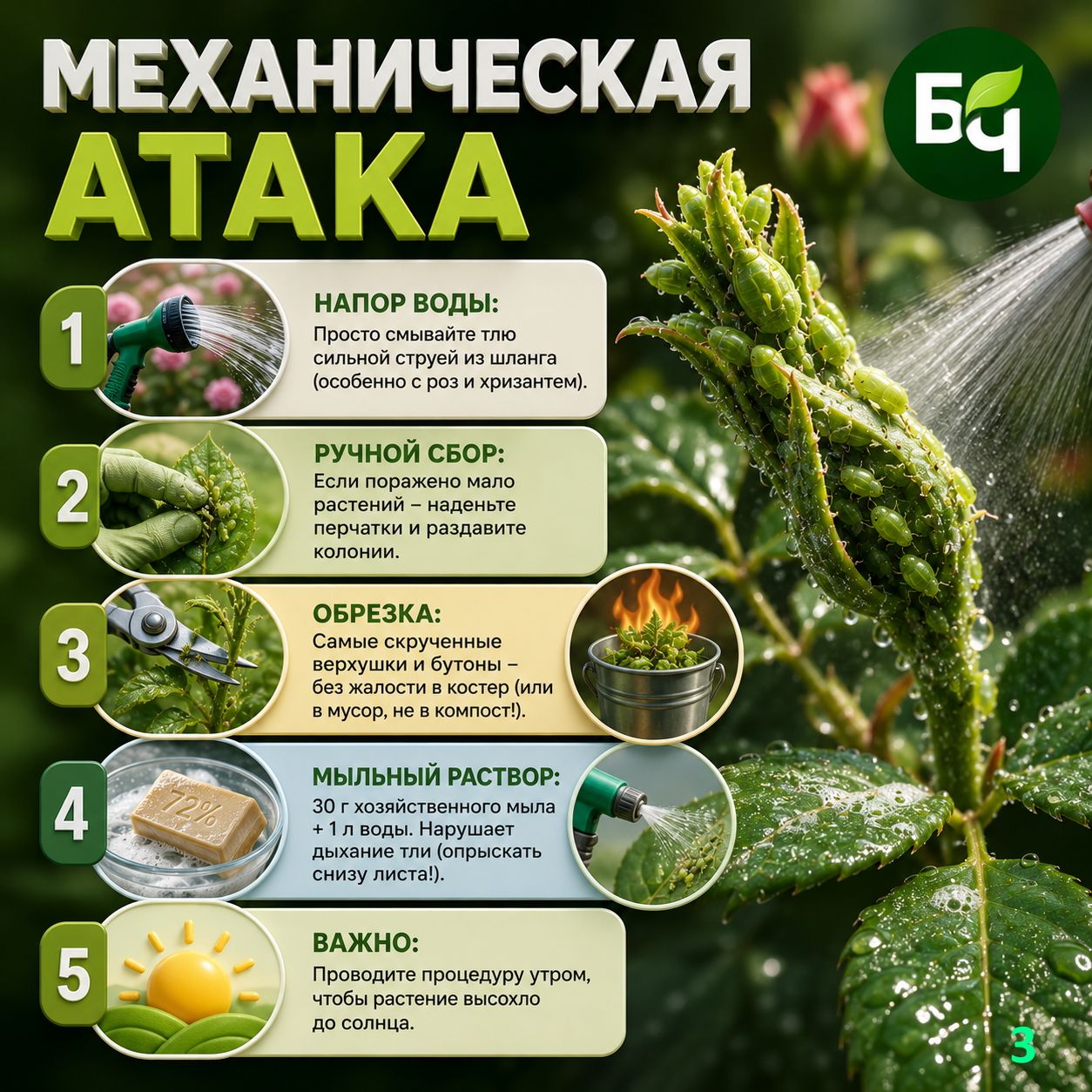 Почему тля опасна? (карточки)
