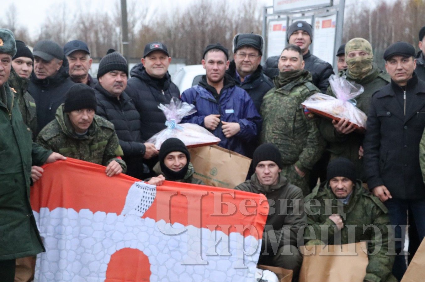 Черемшанская делегация - у мобилизованных земляков (ФОТОРЕПОРТАЖ)