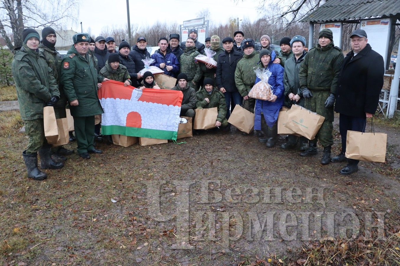 Черемшанская делегация - у мобилизованных земляков (ФОТОРЕПОРТАЖ)