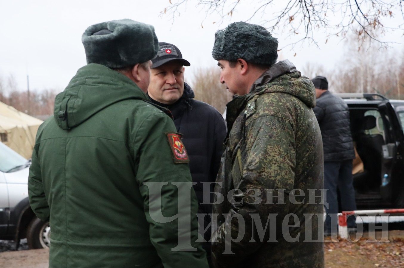 Черемшанская делегация - у мобилизованных земляков (ФОТОРЕПОРТАЖ)