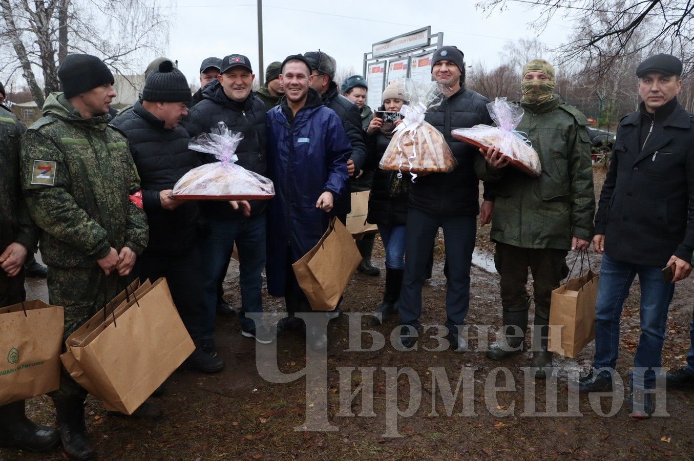 Черемшанская делегация - у мобилизованных земляков (ФОТОРЕПОРТАЖ)