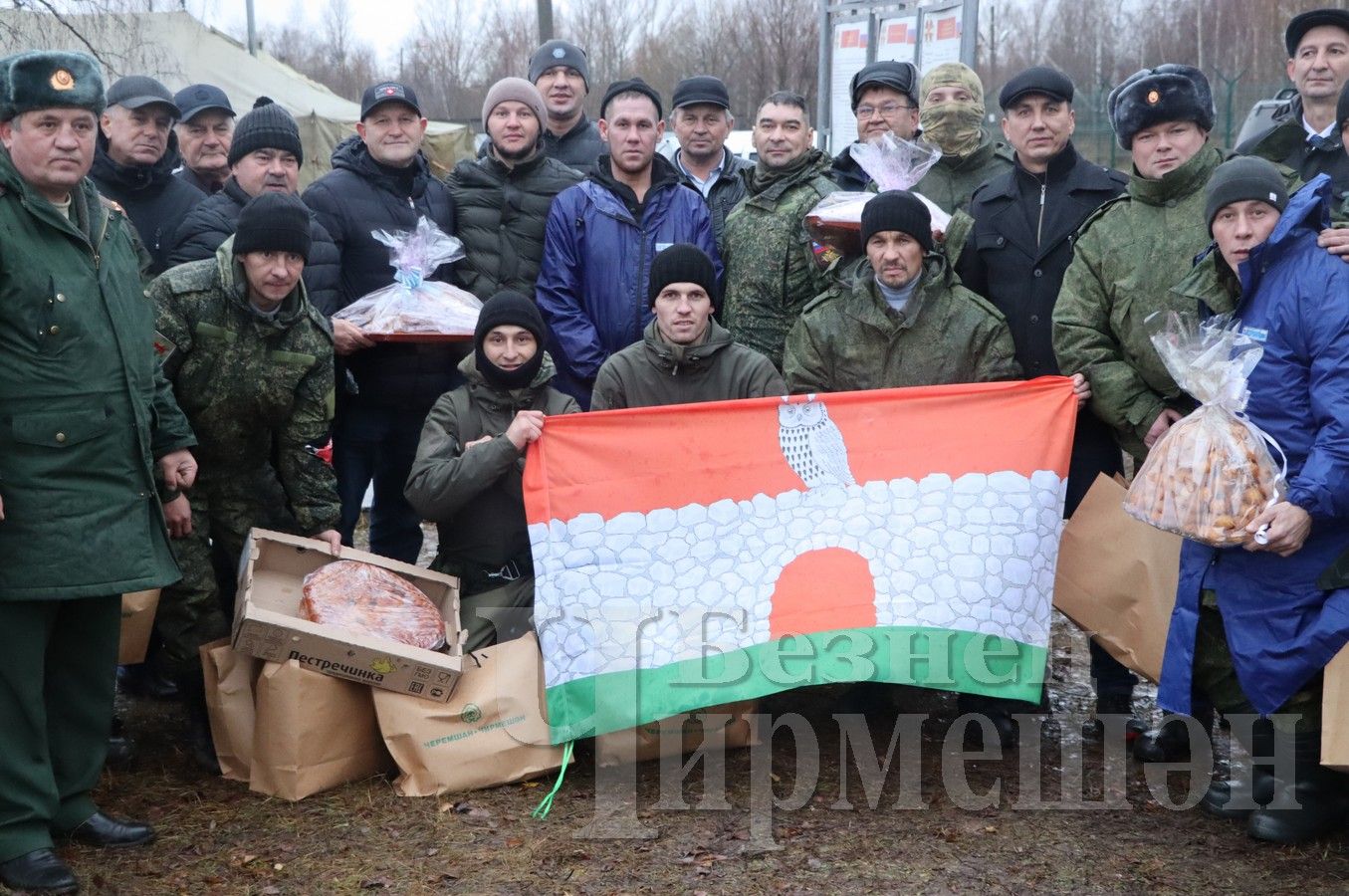 Черемшанская делегация - у мобилизованных земляков (ФОТОРЕПОРТАЖ)