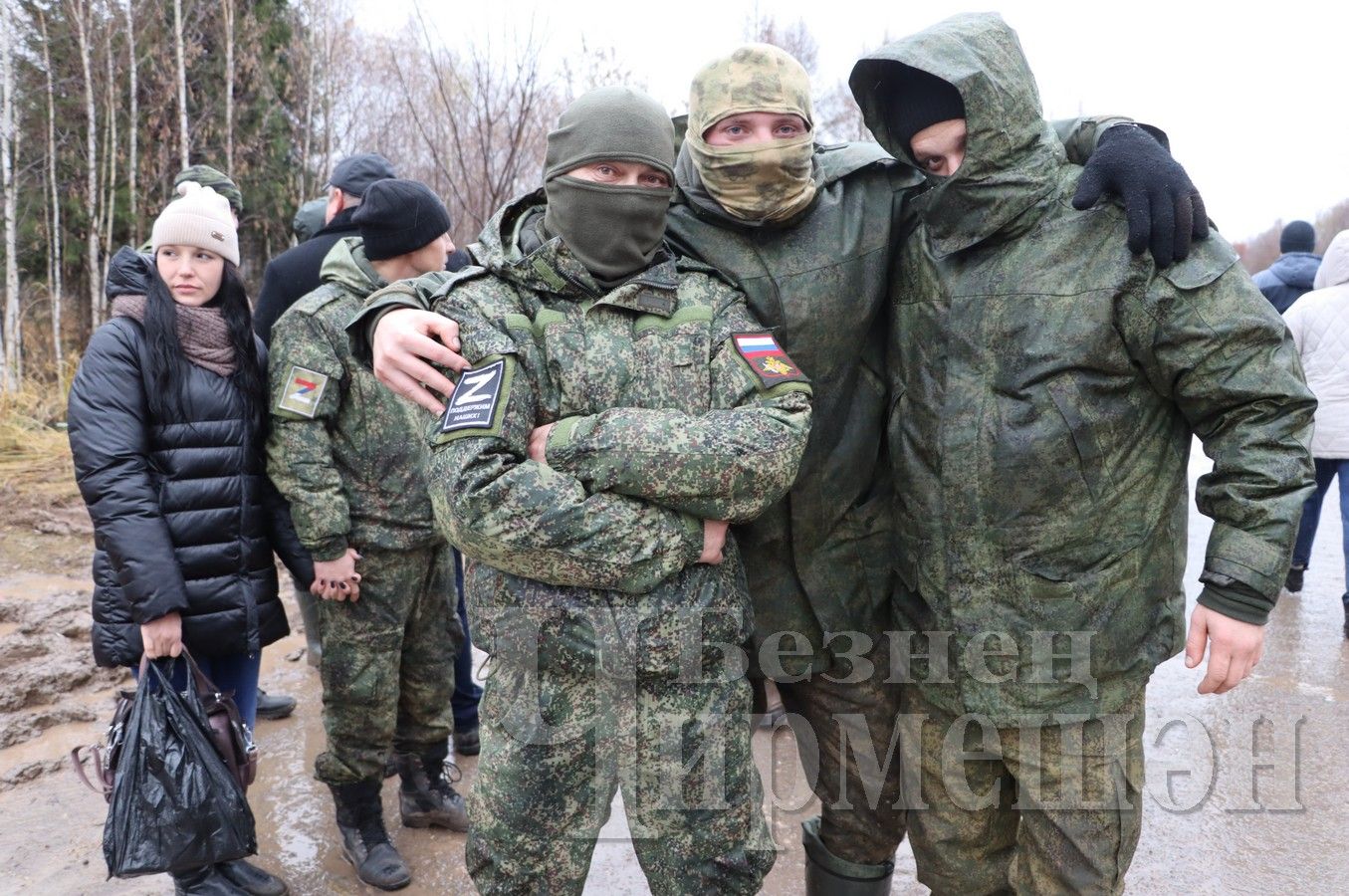 Черемшанская делегация - у мобилизованных земляков (ФОТОРЕПОРТАЖ)