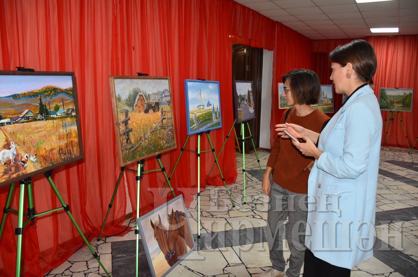 В Черемшане завершился пленэр художников республики и открылась выставка картин (ФОТОРЕПОРТАЖ)