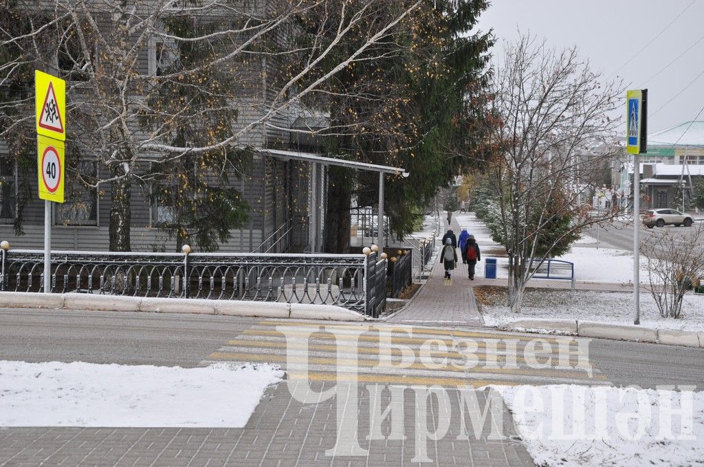 В Черемшане выпал первый снег (ФОТОРЕПОРТАЖ)