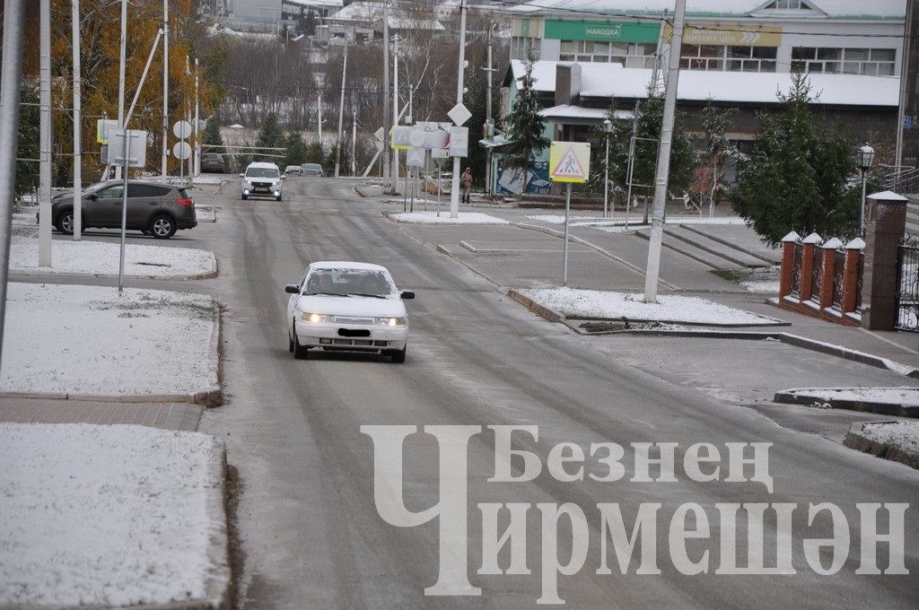 В Черемшане выпал первый снег (ФОТОРЕПОРТАЖ)