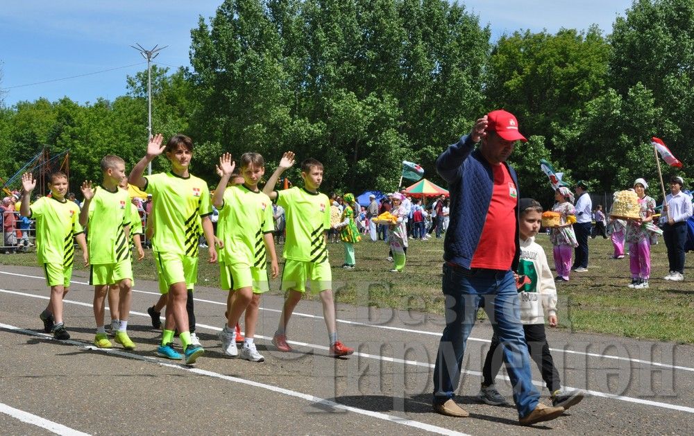 Сабантуй в Черемшане: открытие праздника