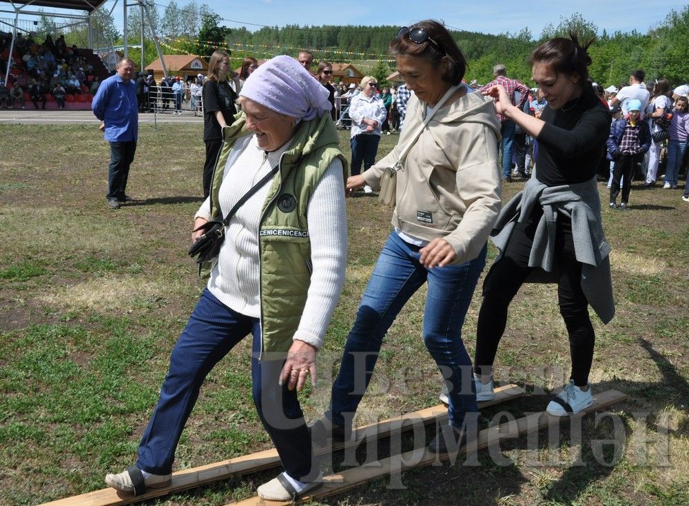 Сабантуй в Черемшане: национальные игры и борьба