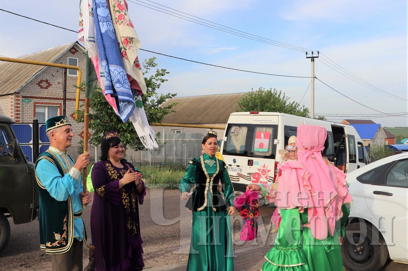 В Черемшане возобновили традицию сбора полотенец (ФОТОРЕПОРТАЖ)