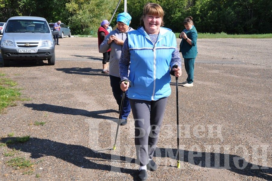 В Черемшане прошел фестиваль по скандинавской ходьбе (ФОТОРЕПОРТАЖ)