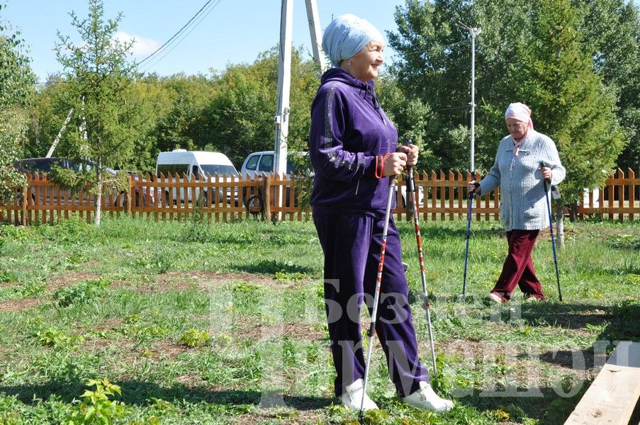 В Черемшане прошел фестиваль по скандинавской ходьбе (ФОТОРЕПОРТАЖ)