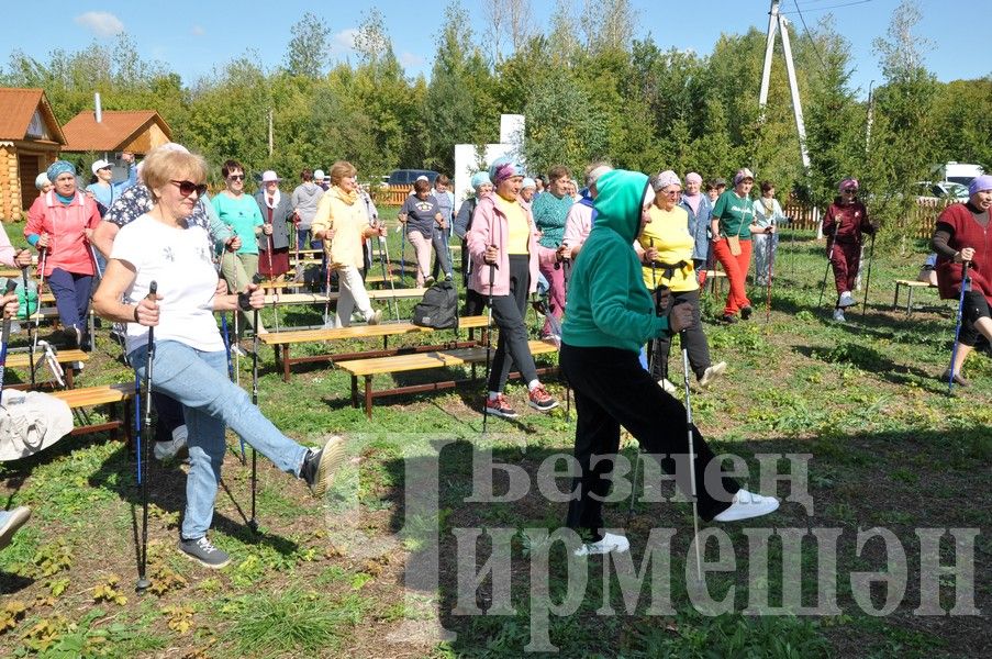 В Черемшане прошел фестиваль по скандинавской ходьбе (ФОТОРЕПОРТАЖ)