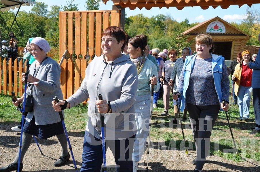 В Черемшане прошел фестиваль по скандинавской ходьбе (ФОТОРЕПОРТАЖ)