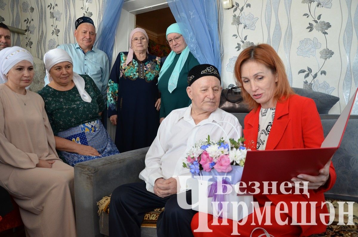 Сунгатуллу Сибгатуллина из Старого Кадеева поздравили с 90 - летним юбилеем (ФОТОРЕПОРТАЖ)