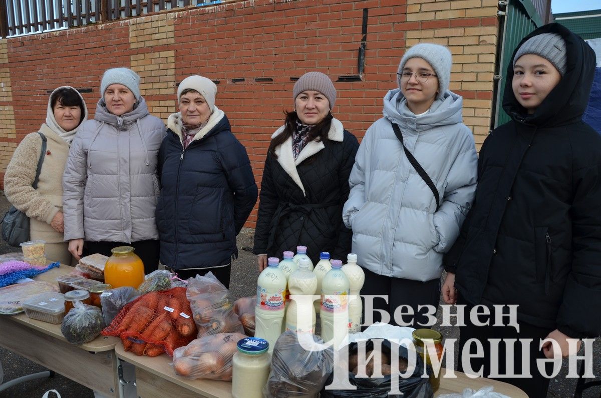 Чирмешән лицее "Игелек ярминкәсе"ндә сату итте (ФОТОРЕПОРТАЖ)