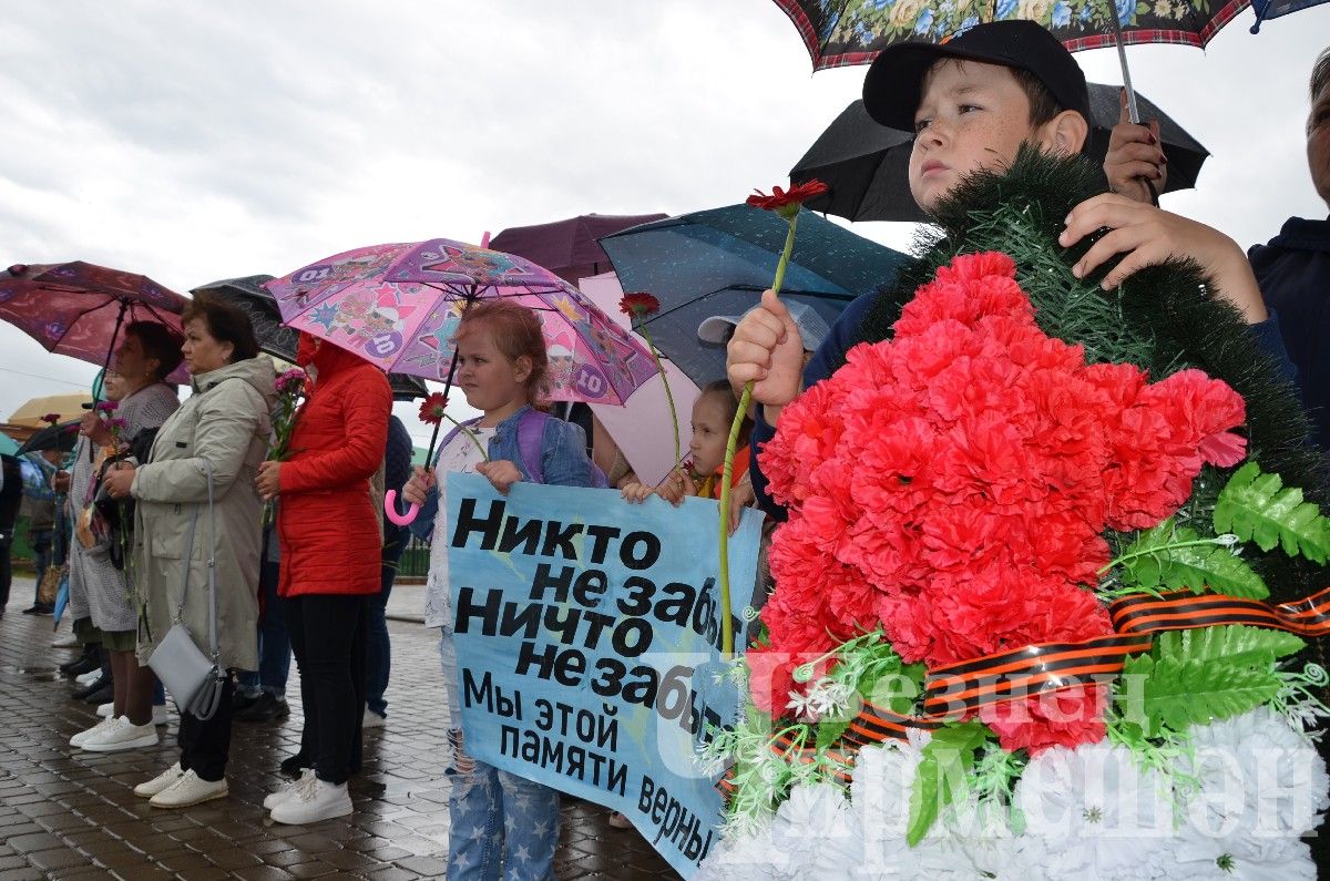 В Черемшане в День памяти и скорби прошел митинг (ФОТОРЕПОРТАЖ)