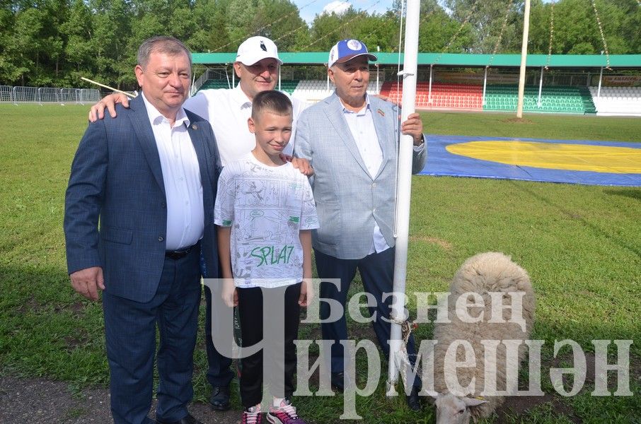 Сабантуй-2024 в Черемшане: национальная борьба корэш (ФОТОРЕПОРТАЖ)