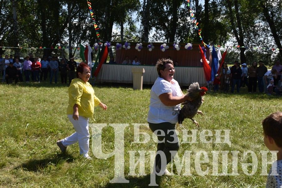 В Беркет  Ключе на Дне села ловили петуха (ФОТОРЕПОРТАЖ)