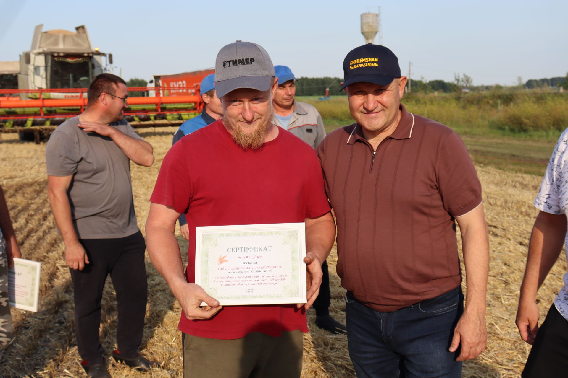 В Черемшане наградили передовиков уборки (ФОТОРЕПОРТАЖ)